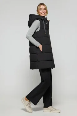 Polo Club Vestes*Veste sans manches e Tokio avec capuche amovible et détails Noir