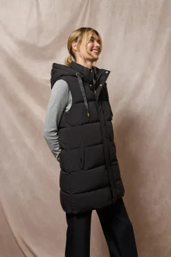 Polo Club Vestes*Veste sans manches e Tokio avec capuche amovible et détails Noir