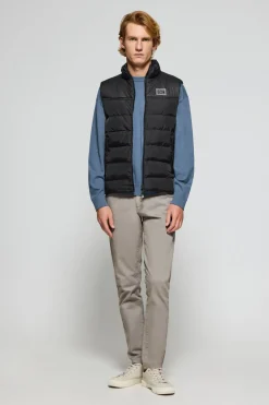Polo Club Vestes*Veste sans manches e ultra-légère à écusson caoutchouté Noir