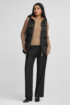 Polo Club Vestes*Veste sans manches rembourrée e avec logo Noir