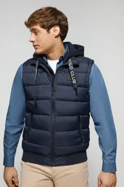 Polo Club Vestes*Veste sans manches rembourrée Canyon avec des détails Bleu Marine