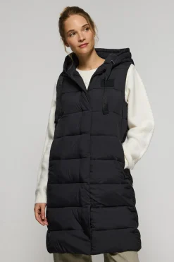 Polo Club Vestes*Veste sans manches Siena e à capuche fixe et détails Noir