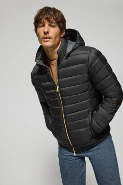 Polo Club Vestes*Veste sans manches ultralight e Corey à capuche amovible et broderie PC Noir