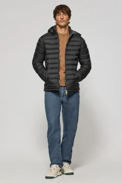 Polo Club Vestes*Veste sans manches ultralight e Corey à capuche amovible et broderie PC Noir