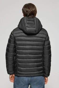 Polo Club Vestes*Veste sans manches ultralight e Corey à capuche amovible et broderie PC Noir