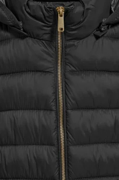 Polo Club Vestes*Veste sans manches ultralight e Corey à capuche amovible et broderie PC Noir