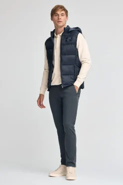 Polo Club Vestes*Veste sans manches ultralight avec logo Bleu Marine