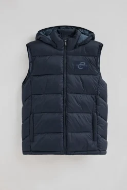 Polo Club Vestes*Veste sans manches ultralight avec logo Bleu Marine