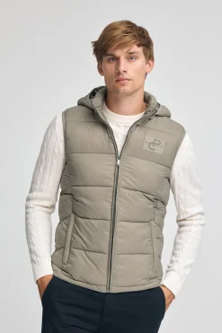 Polo Club Vestes*Veste sans manches ultralight couleur avec logo Pierre