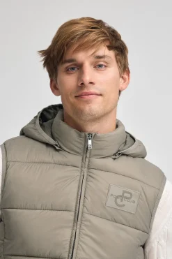 Polo Club Vestes*Veste sans manches ultralight couleur avec logo Pierre