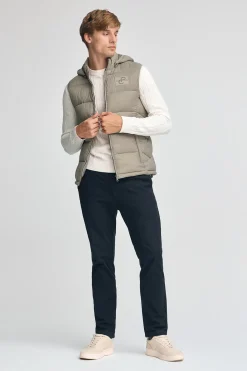 Polo Club Vestes*Veste sans manches ultralight couleur avec logo Pierre