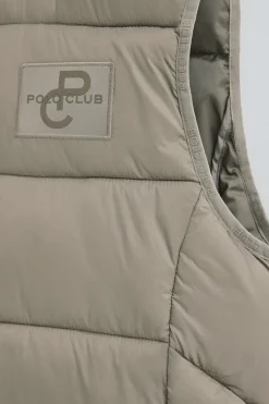 Polo Club Vestes*Veste sans manches ultralight couleur avec logo Pierre