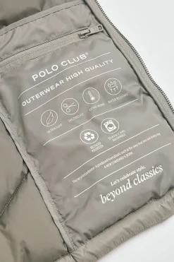 Polo Club Vestes*Veste sans manches ultralight couleur avec logo Pierre