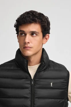 Polo Club Vestes*Veste sans manches ultralight e avec logo Rigby Go Noir