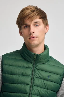 Polo Club Vestes*Veste sans manches ultralight avec logo Rigby Go Vert Bouteille