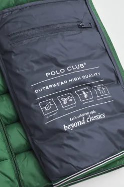 Polo Club Vestes*Veste sans manches ultralight avec logo Rigby Go Vert Bouteille