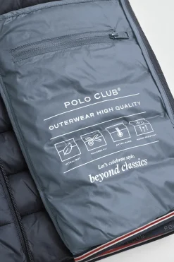 Polo Club Vestes*Veste sans manches ultralight avec logo Rigby Go Bleu Marine