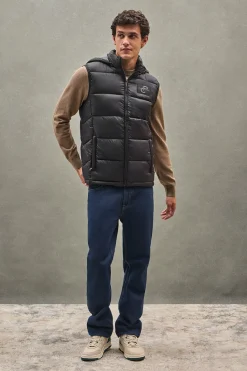 Polo Club Vestes*Veste sans manches ultralight e avec logo Noir