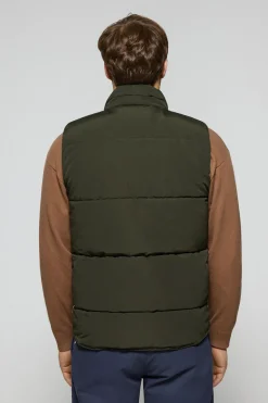 Polo Club Vestes*Veste sans manches e matelassée à écusson caoutchouté Vert