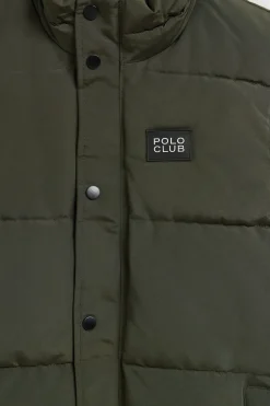 Polo Club Vestes*Veste sans manches e matelassée à écusson caoutchouté Vert
