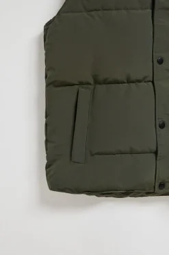 Polo Club Vestes*Veste sans manches e matelassée à écusson caoutchouté Vert