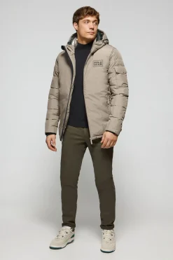Polo Club Vestes*Veste St Moritz matelassée à capuche fixe et détails Beige
