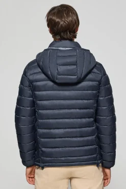 Polo Club Vestes*Veste ultralight Corey à capuche amovible et broderie PC Bleu Marine