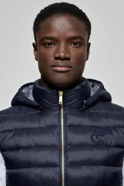 Polo Club Vestes*Veste ultralight Pau à capuche amovible et broderie PC Bleu Marine