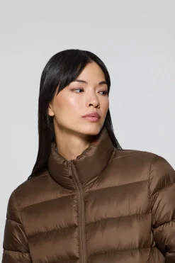 Polo Club Vestes*Veste ultralight Susanne marron avec écusson Rigby Go Brun
