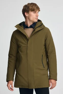 Polo Club Vestes*Veste Voguel kaki foncé avec logo Kaki foncée