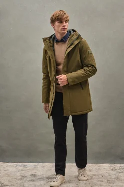 Polo Club Vestes*Veste Voguel kaki foncé avec logo Kaki foncée