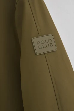 Polo Club Vestes*Veste Voguel kaki foncé avec logo Kaki foncée